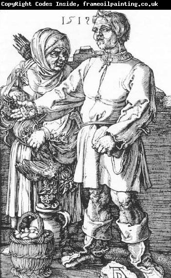 Albrecht Durer The Peasant and His Wife at the Market